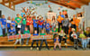 Der Jugendclub „Zuflucht“ aus Elster gestaltete zum Auftakt der Demokratiekonferenz  ein Programm in der Grundschule.