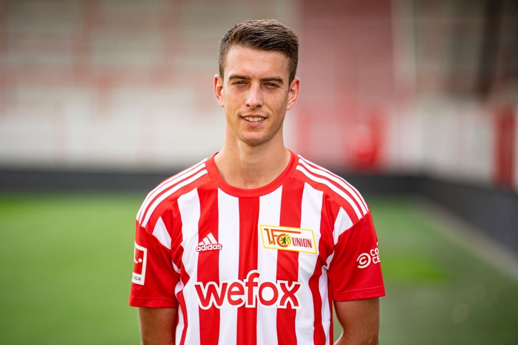 Janik Haberer steht im Stadion an der Alten Försterei.
