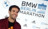 Ex-Weltfußballer Kaká nimmt am Berlin-Marathon teil.