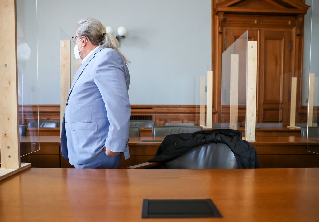 Udo Foht im Landgericht Leipzig.