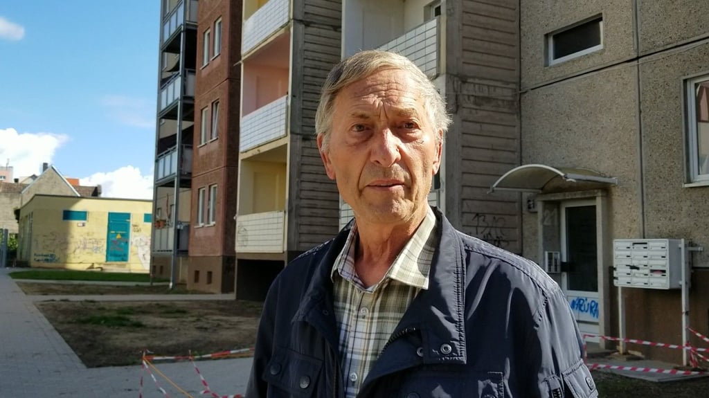 Herr Frank aus der Neuen Neustadt stört sich am negativen Wandel der Neustadt in den letzten jahren und auch an der zunehmenden Vermüllung.