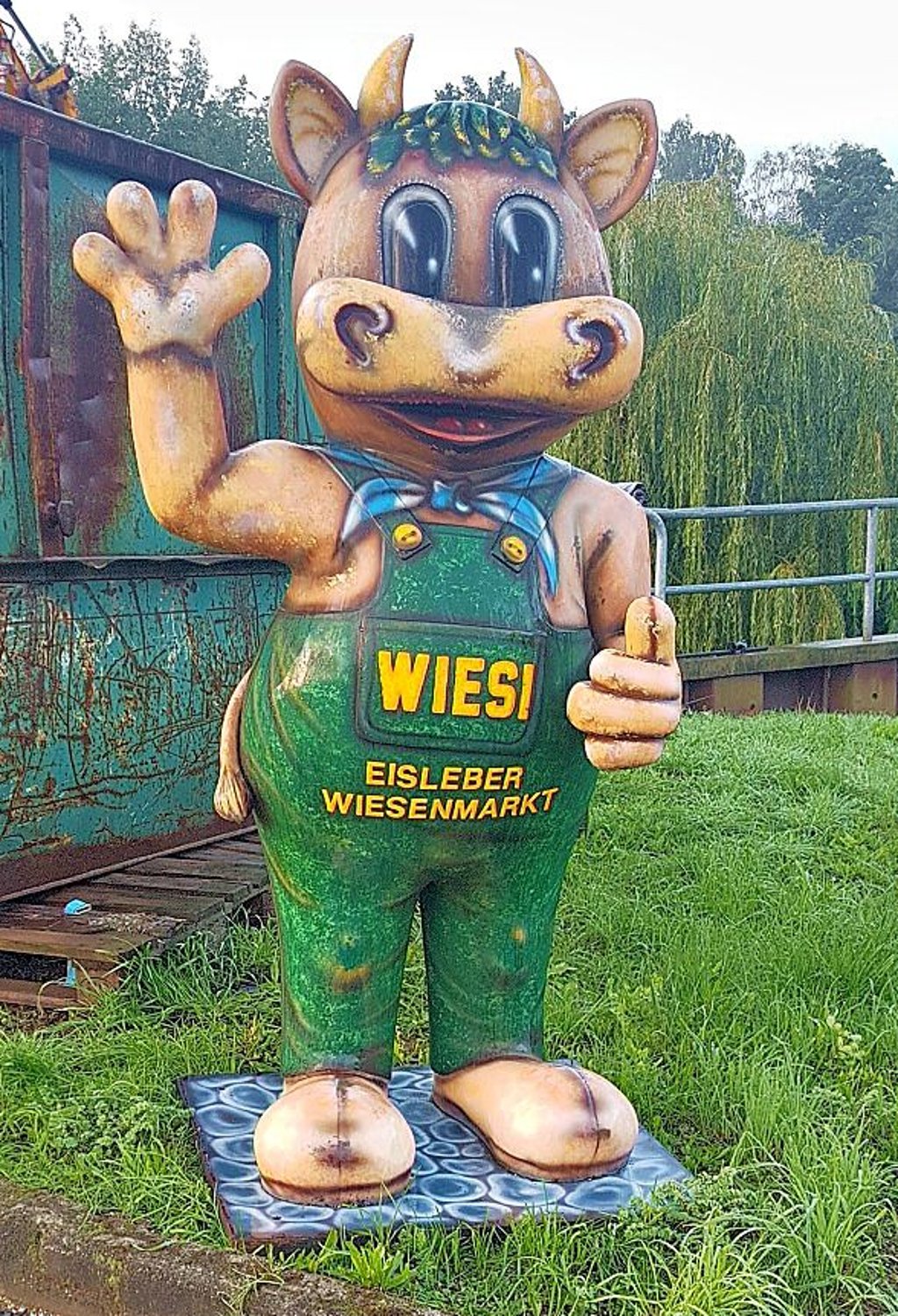 Der Märkte-Wiesi ist in Chemnitz aufgetaucht.