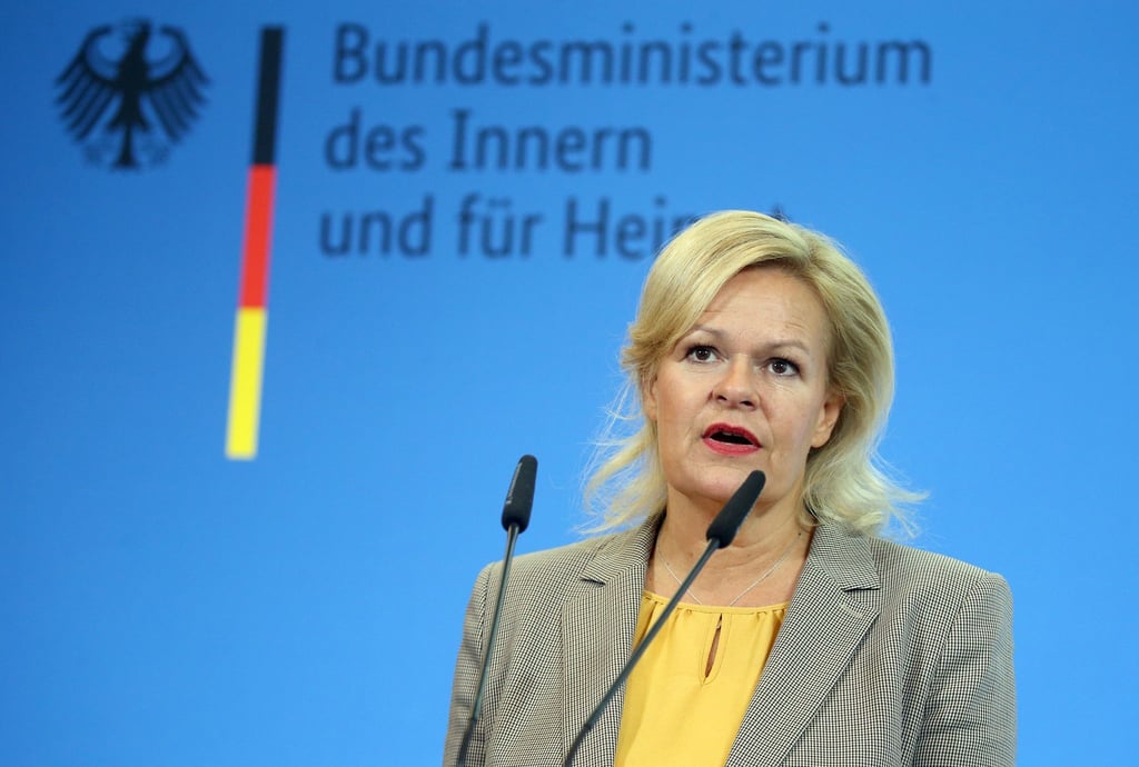 Nancy Faeser ist besorgt über die zunehmende Zahl von Migranten.