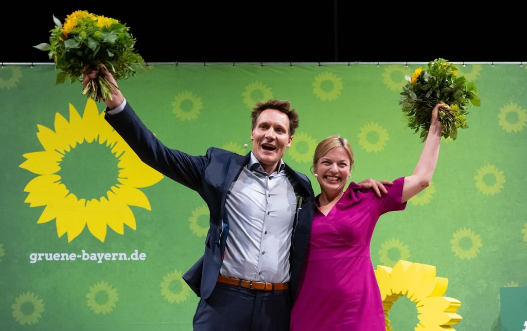 Die beiden Fraktionsvorsitzenden im bayerischen Landtag, Ludwig Hartmann und Katharina Schulze, führen die Grünen auch in die Wahl im kommenden Jahr.