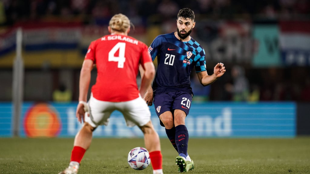 RB-Kameraden im Duell: Xaver Schlager (l.) und Josko Gvardiol