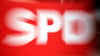 Das Logo der SPD in der Parteizentrale in Berlin.