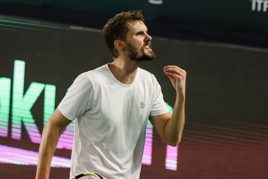Tennisprofi Oscar Otte steht in Sofia im Achtelfinale.