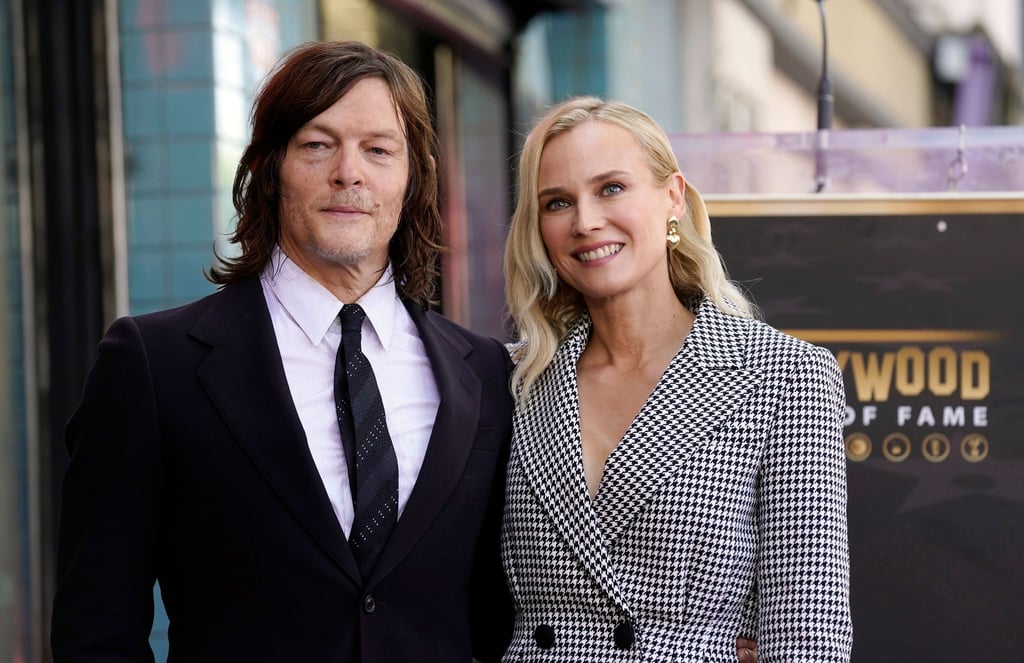 Der Schauspieler Norman Reedus (l) mit seiner Partnerin Diane Kruger.