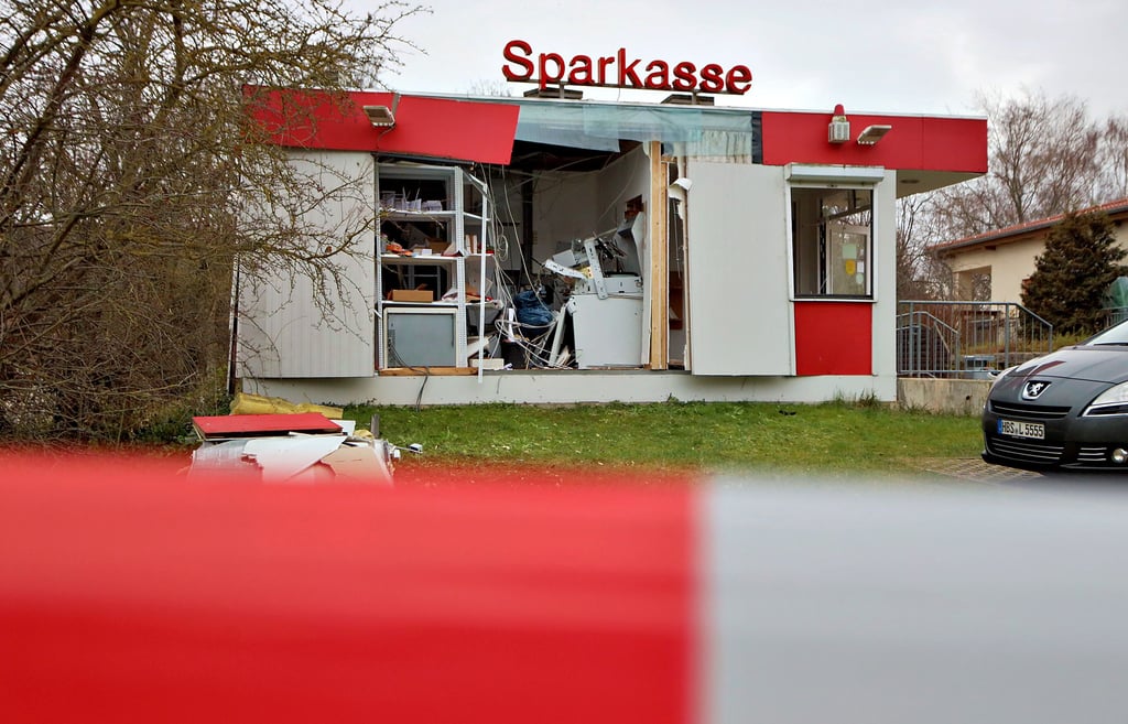 Bei der Explosion in Wasserleben wurde der Geldautomat völlig zerstört, das Gebäude erheblich beschädigt.