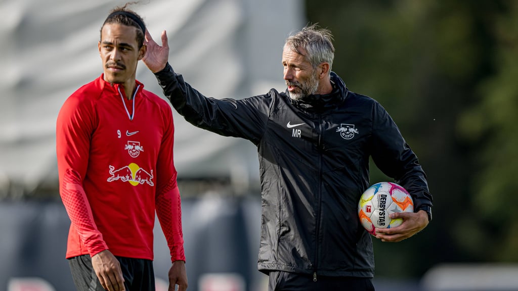 Yussuf Poulsen wird Marco Rose gegen Bochum fehlen.