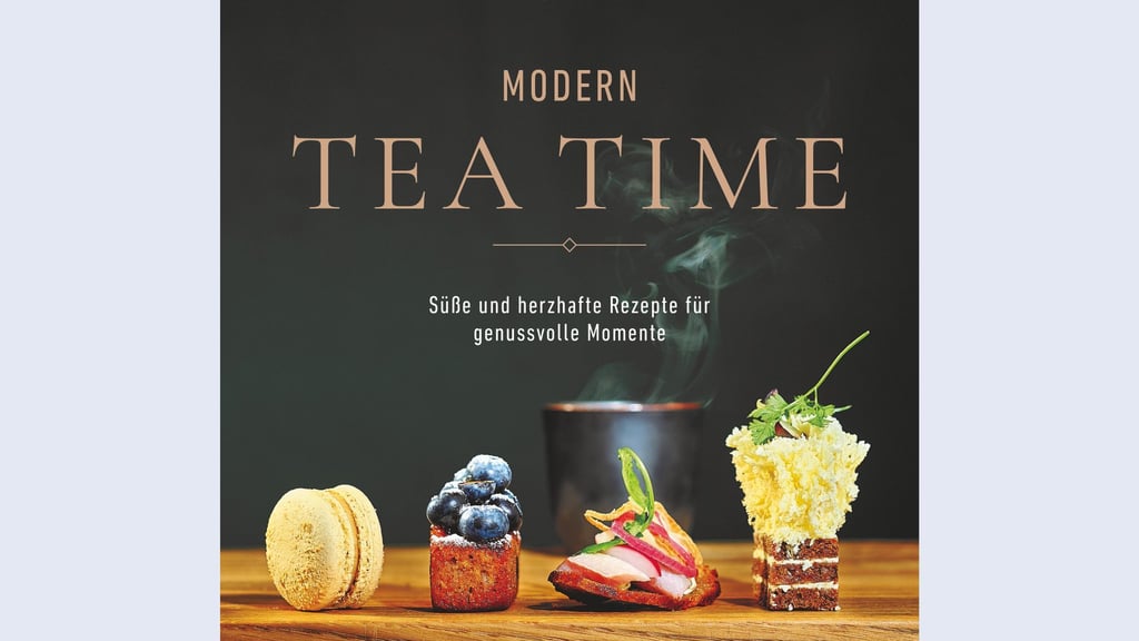 „Modern Tea Time. Süße und herzhafte Rezepte für genussvolle Momente.“ D'Andrea, Marco, Südwest Verlag, 191 Seiten, 25,00 Euro, ISBN 978-3-517-09918-7.
