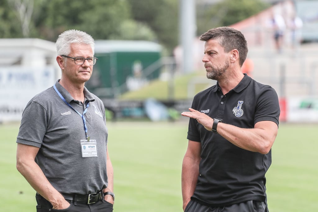 Ralf Heskamp (l.) und Torsten Ziegner sind in Duisburg wieder vereint.