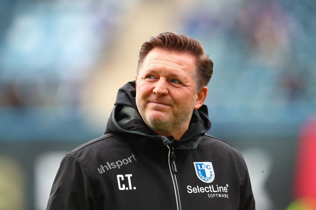 Christian Titz, Cheftrainer beim 1. FC Magdeburg, ist vor dem SV Sandhausen gewarnt.