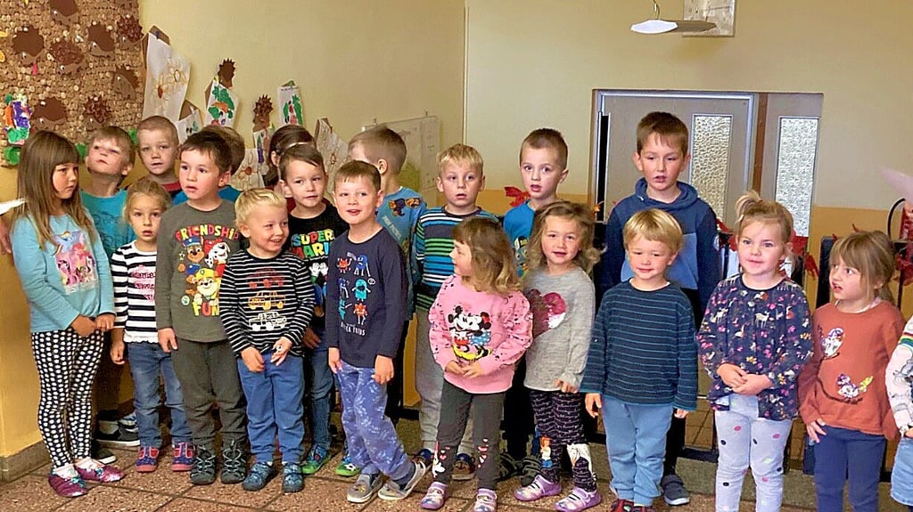 Die drei- bis sechsjährigen Kinder der Igel- und Füchse-Gruppe