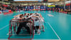 In der Weißenfelser Stadthalle hat am Freitag das Sechs-Nationen-Turnier im Floorball begonnen. Die deutsche Mannschaft stieg um 13 Uhr gegen Norwegen in das Turnier ein.