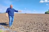 Auf diesem Feld bei Keutschen plant Landwirt Martin Beck, eine Solaranlage errichten zu lassen.