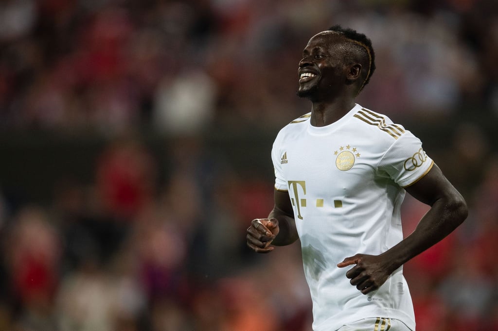 Bayern-Stürmer Sadio Mané steht auch gegen Bayer Leverkusen in der Startelf.