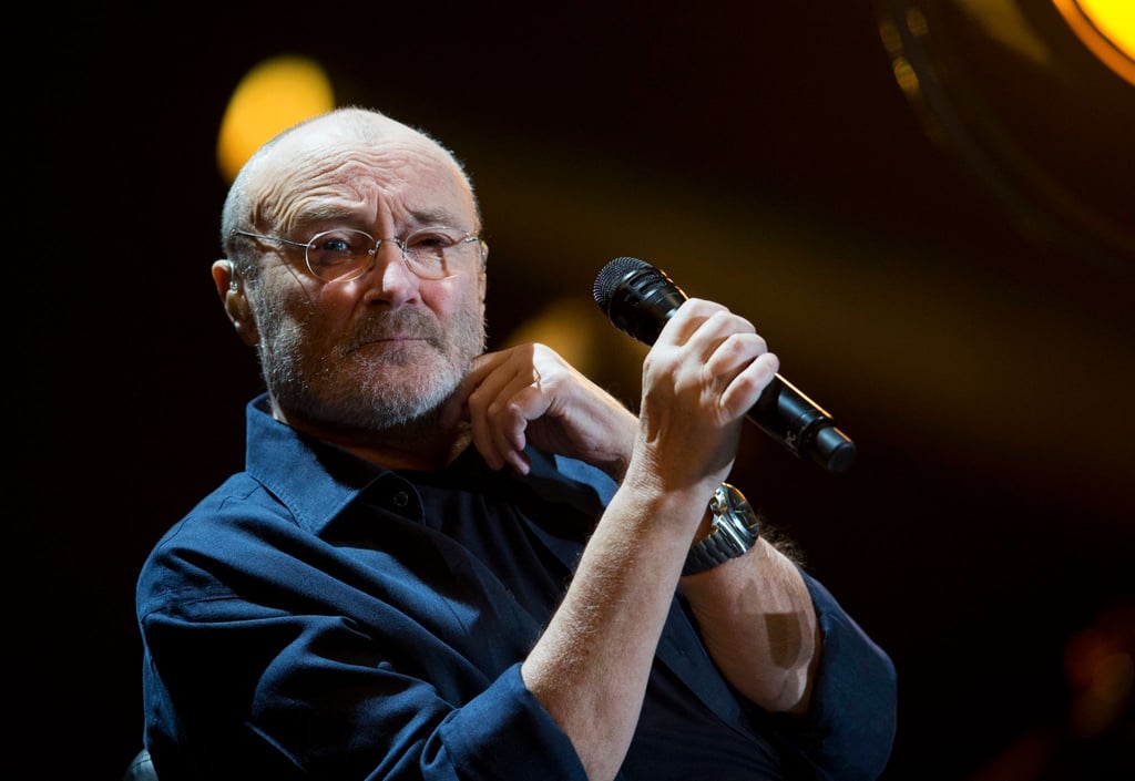 Sänger Phil Collins bei einem Auftritt in Mexiko.