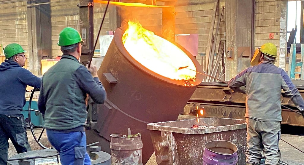Bei der Gießerei in Staßfurt sind die Energiekosten nicht das größte Problem.  Drängender sucht das Unternehmen Fachkräfte.