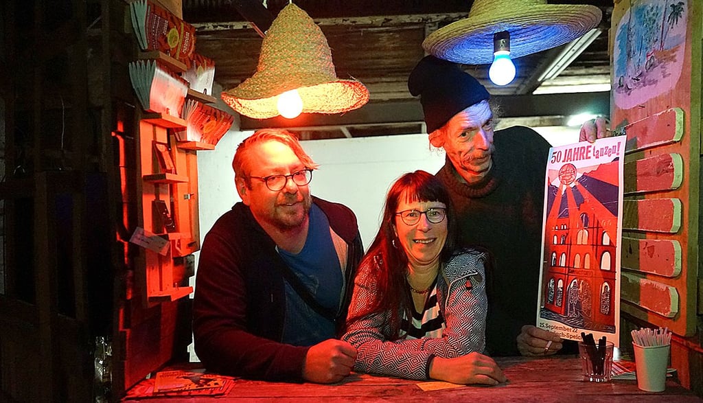 Die neuen Besitzer des Gerlach-Speichers: Björn Kahle, Nic Dasselaar und Thorsten Thamen (von links).