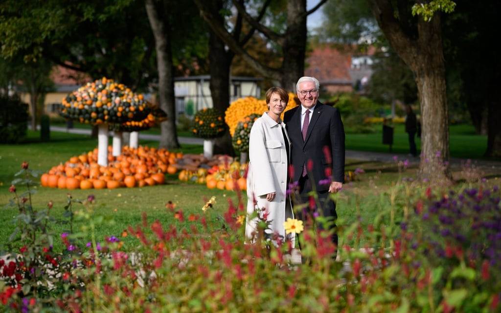 Bundespräsident Frank-Walter Steinmeier und seine Frau Elke Büdenbender.