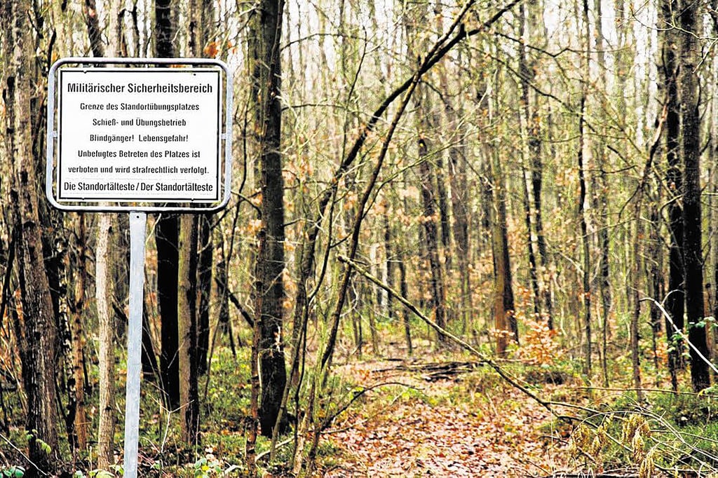 Die Bundeswehr plant Bauten auf ihrem Standortübungsplatz im Zeitzer Forst. 