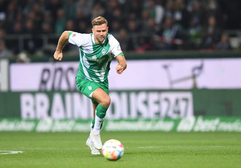 Werders Niclas Füllkrug am Ball.