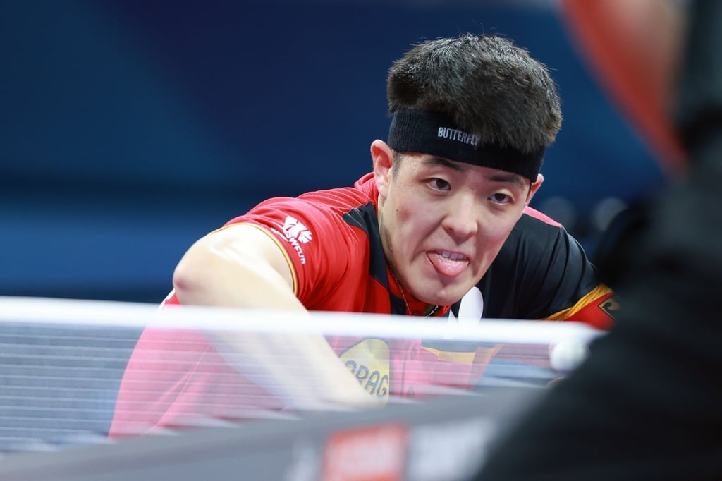 Dang Qiu holte den einzigen Punkt für das deutsche Team gegen Indien.