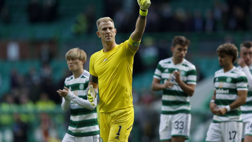 Schlussmann Joe Hart nach dem Spiel gegen Motherwell.