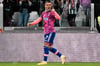 Filip Kostic von Juventus Turin feiert seinen Treffer.