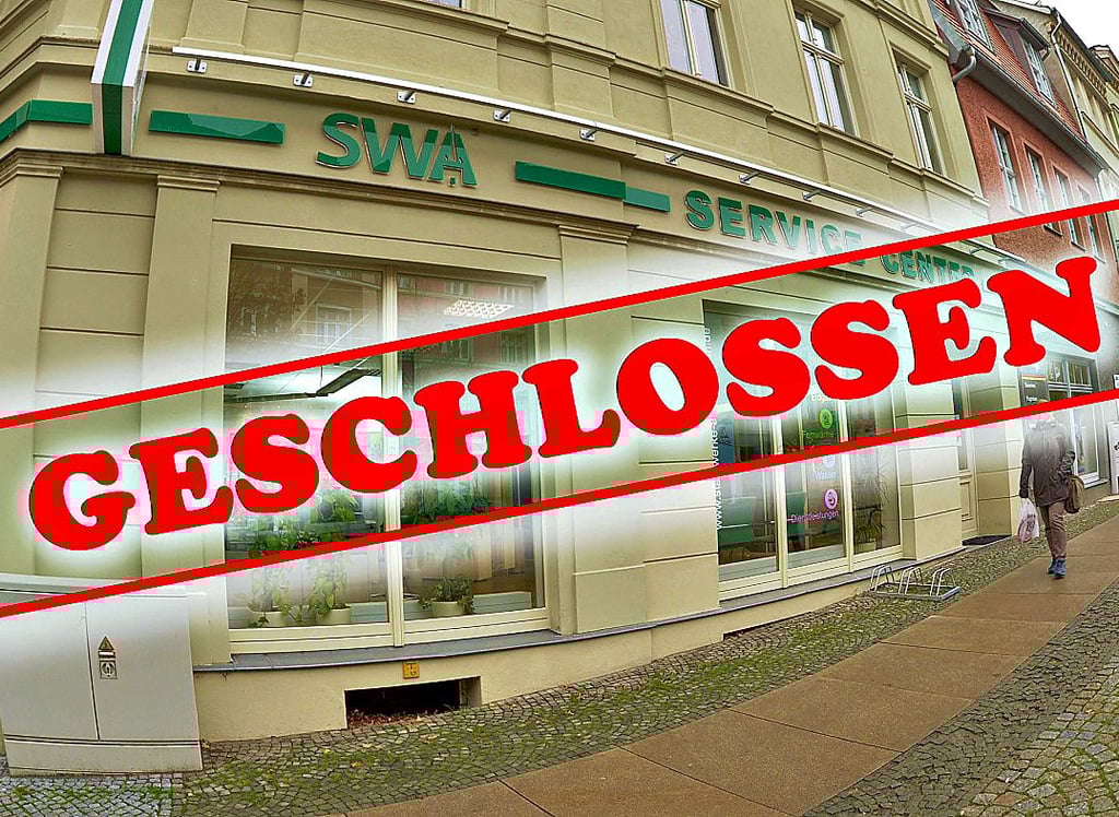 Das Kundencenter der Stadtwerke in Aschersleben hat seit 1. Oktober aus Sicherheitsgründen vorübergehend sogar gänzlich geschlossen.