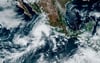 Der Tropensturm „Orlene“ hat Hurrikanstärke erreicht und zieht auf die mexikanische Pazifikküste zu.