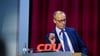 Friedrich Merz, CDU-Bundesvorsitzender, spricht bei einer Wahlkampfveranstaltung der CDU Niedersachsen.