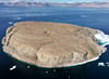 Hier treffen Dänemark und Kanada aufeinander: ein 1,3  Quadratkilometer kleiner Felsbrocken namens Hans-Insel.