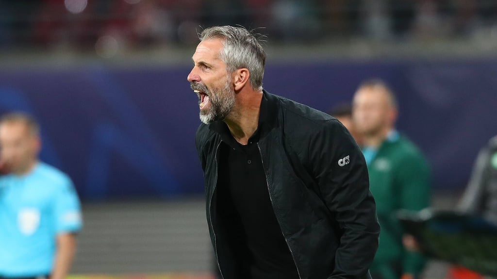 „Das bringt hoffentlich noch mehr Rückenwind”: Trainer Marco Rose beim emotionalen 3:1 gegen Celtic.