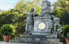 Das Freimaurer-Denkmal für Herzog Leopold steht seit 1935 im Blankenburger Barockgarten.