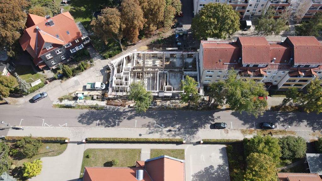 In der Lindenstraße in Schönebeck entstehen seniorengerechte Wohungen mit angeschlossener Tagespflege.