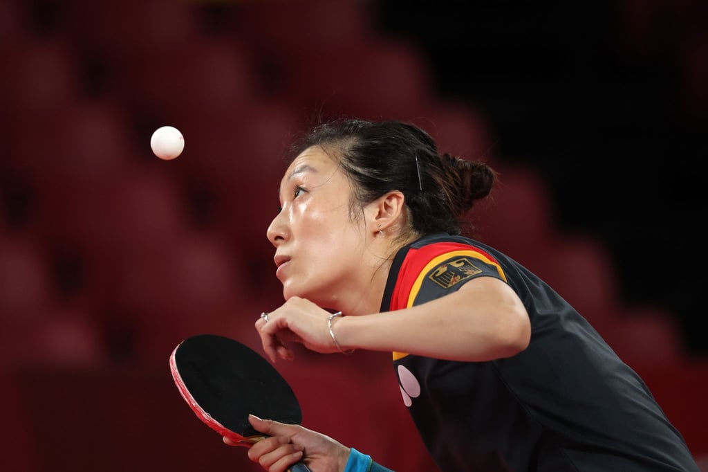 Deutschlands Han Ying im Spiel gegen die Südkoreanerin Hyojoo.