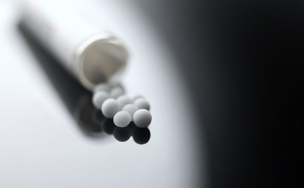 Homöopathische Globuli.