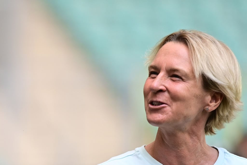 Die Bundestrainerin der deutschen Fußball-Frauen: Martina Voss-Tecklenburg.