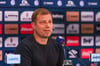 Schalkes Cheftrainer Frank Kramer spricht bei der Pressekonferenz vor dem neunten Bundesliga-Spieltag.