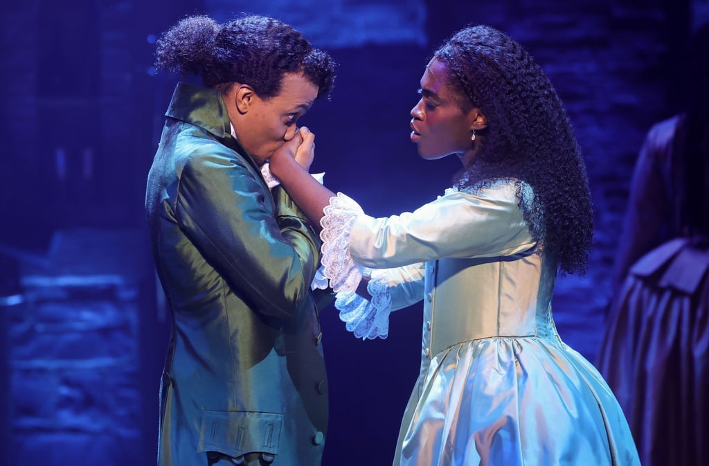 Szene aus dem Erfolgsmusical „Hamilton„, das am 6. Oktober Premiere in Hamburg feiert.