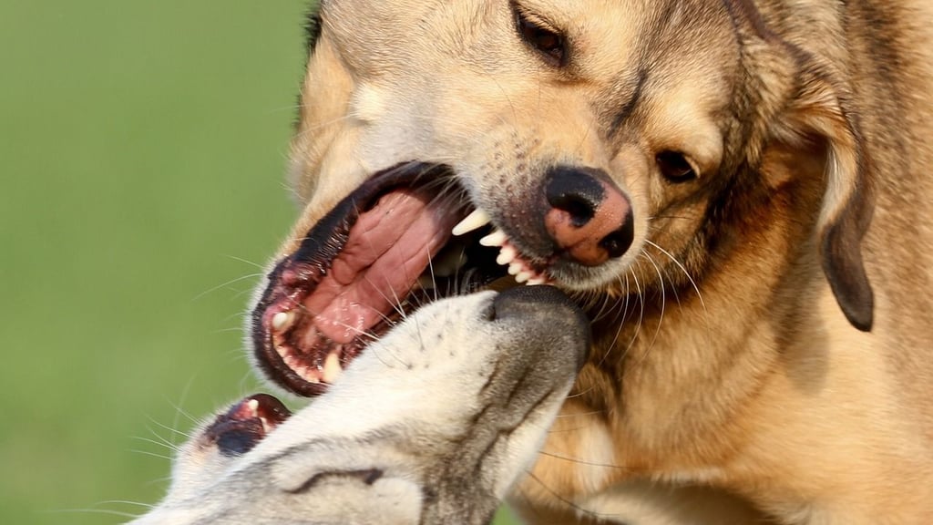 Einen Streit zwischen zwei Hunden wollte offenbar ein zehnjähriges Kind in Ballenstedt im Harz beilegen und wurde dabei selbst krankenhausreif gebissen. Sie erlitt Verletzungen an beiden Unterarmen. Symbolbild:
