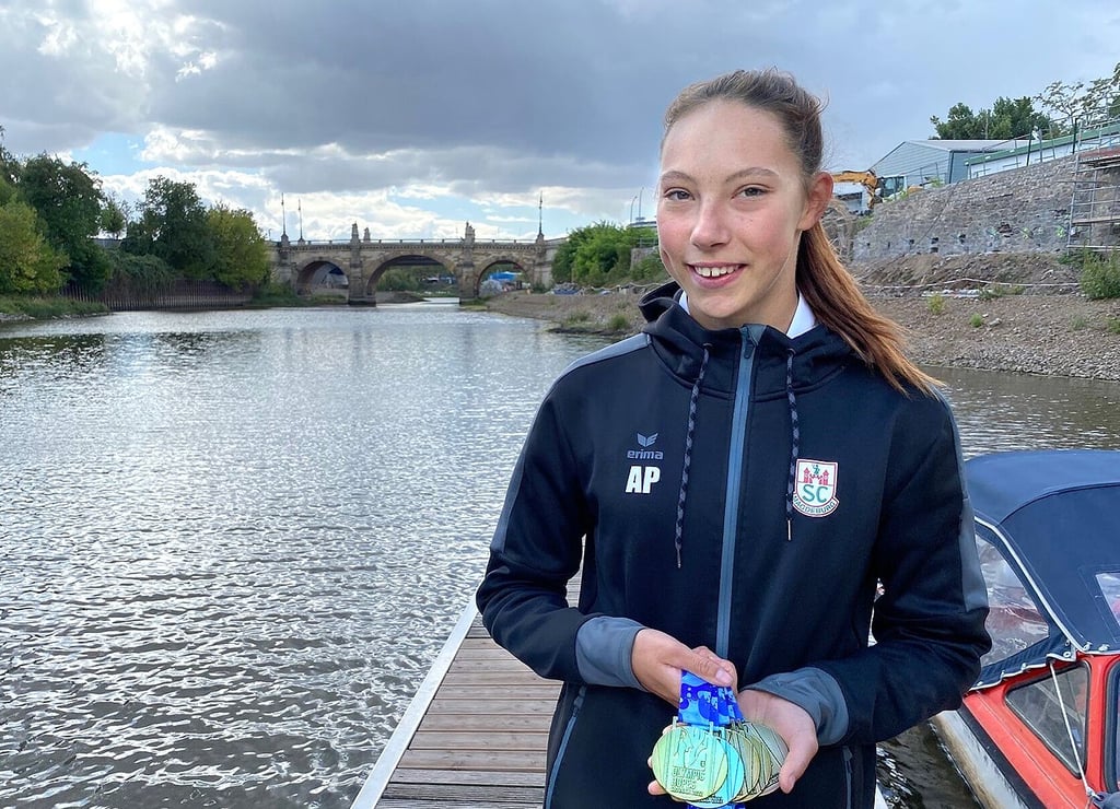 Gehörte mit fünf Medaillen zu den erfolgreichsten Athletinnen bei den Olympic Hope Games: Antonia Pohland.