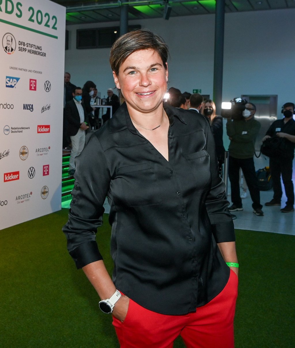 Ariane Hingst bei der Verleihung der Sepp-Herberger-Awards 2022.