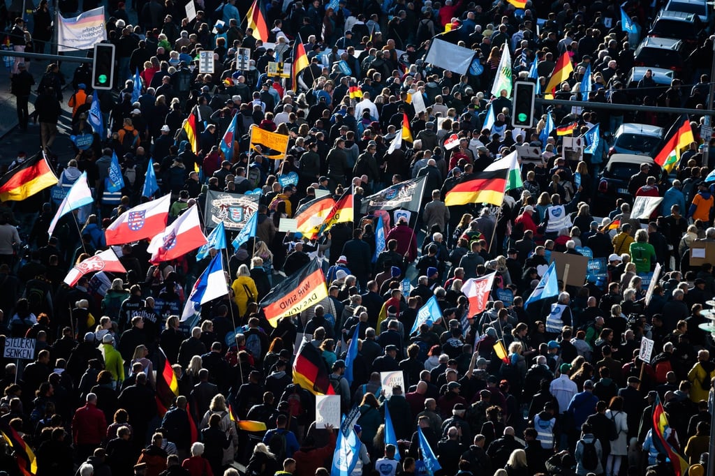 Rund 10.000 Menschen kamen zur AfD-Demonstration in Berlin.