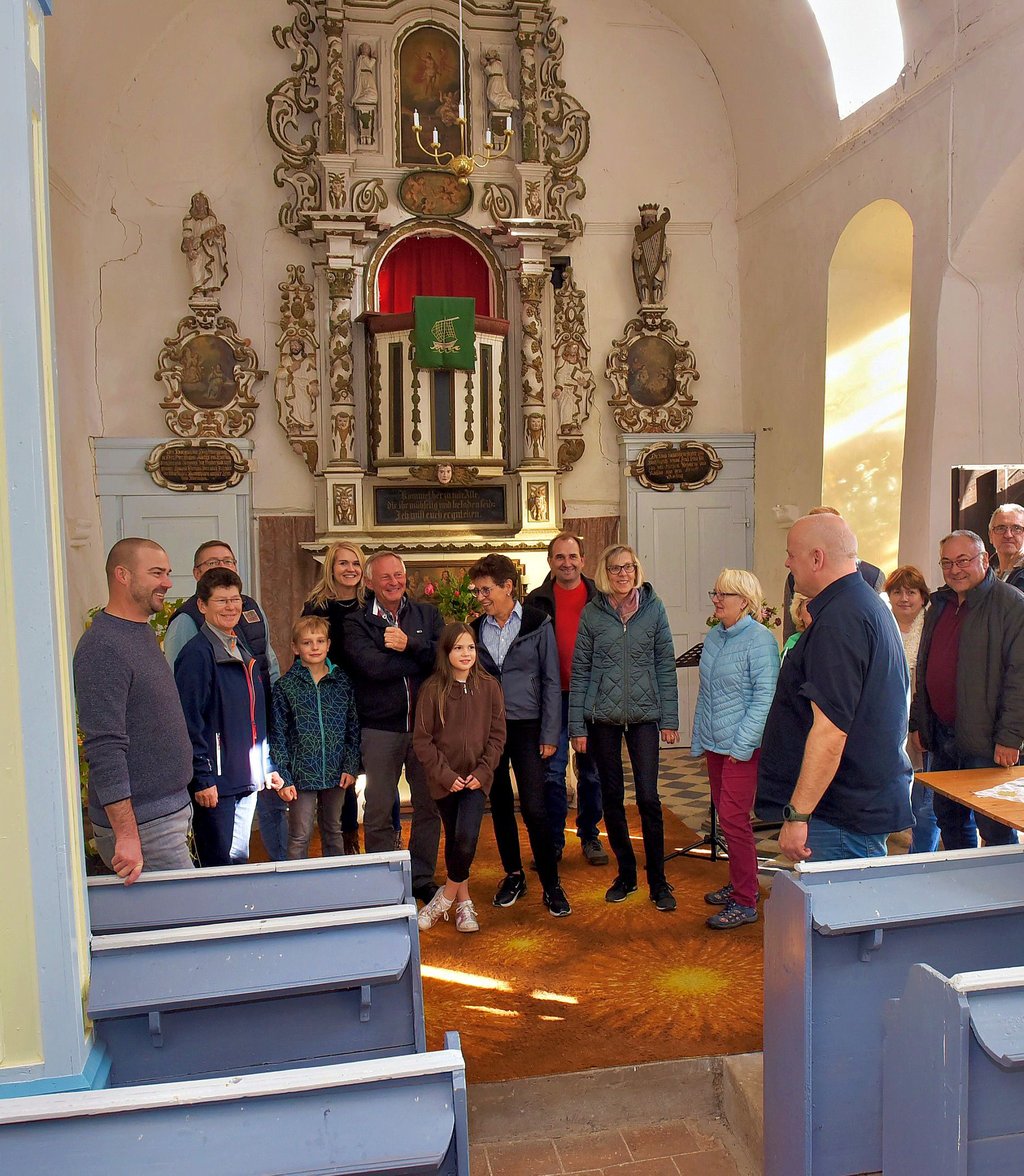 Bei den Gästen und den Bewohnern der Gemeinde Morungen stand die diesjährige Kirmes ganz im Zeichen der Kirche St.Nicolai, die in diesem Jahr 700 Jahre alt geworden ist.