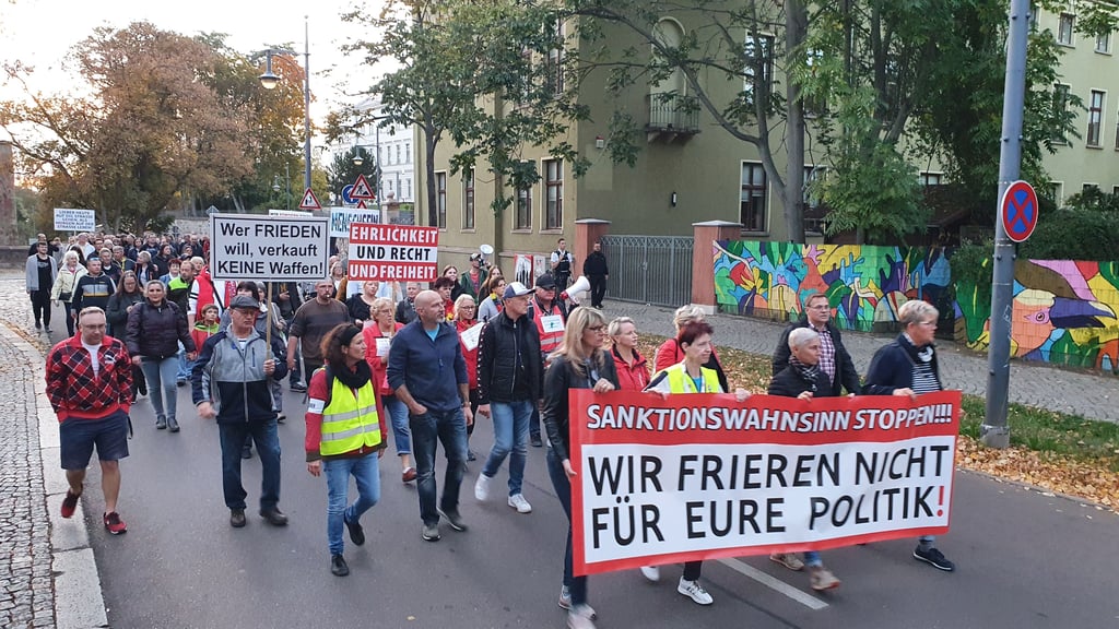 Mehr als 1000 Teilnehmer nahmen an der Demonstration teil.