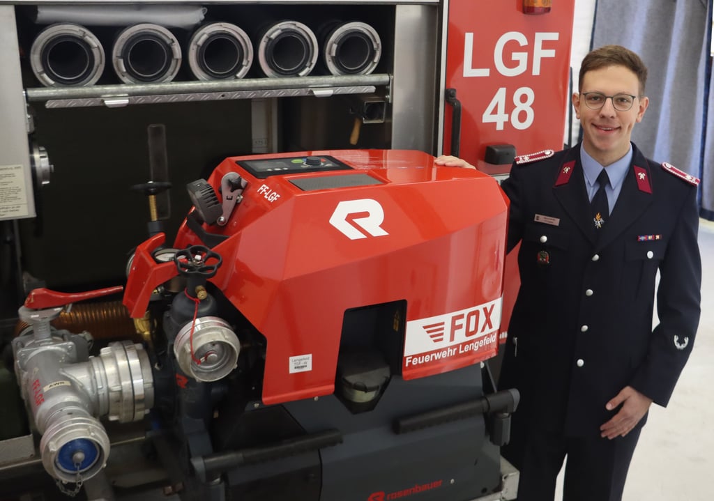 Marcus Kandel ist neuer Ortswehrleiter der Feuerwehr Lengefeld.