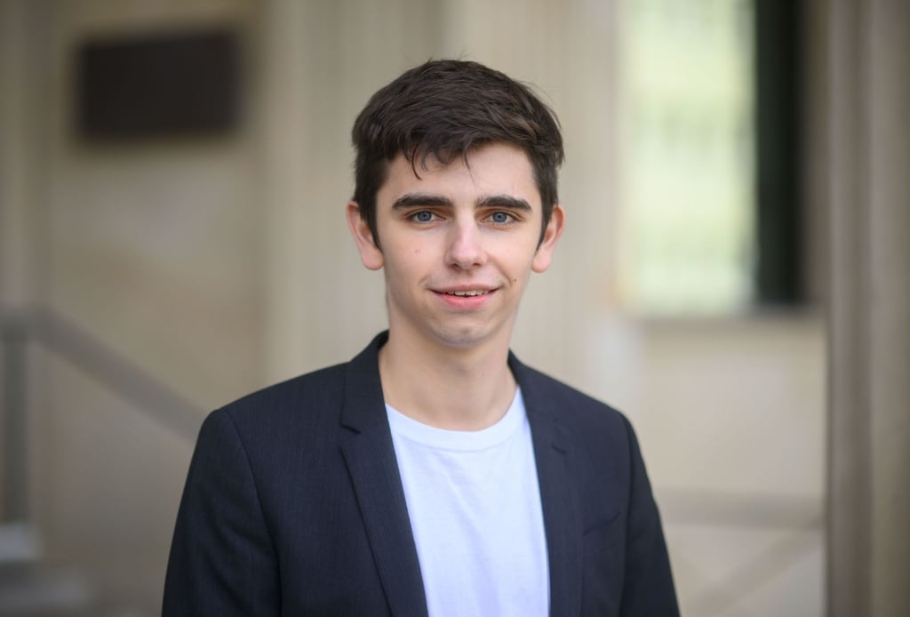 Der Landtagsabgeordnete Pascal Leddin (Bündnis 90/Die Grünen).